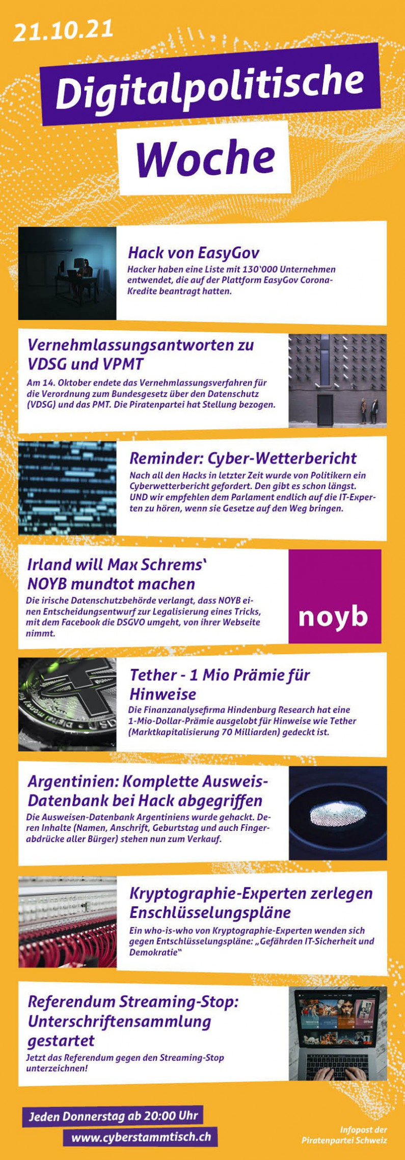 Digitalpolitische Woche 21.10.21